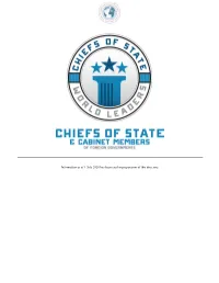 Information As of 1 July 2020 Has Been Used in Preparation of This Directory