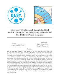 Metrology Studies and Baseplate-Pixel Sensor Gluing of the Pixel Strip Modules for the CMS II Phase Upgrade