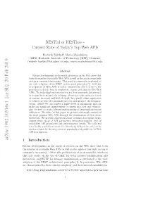 Restful Or Restless – Current State of Today's Top Web Apis