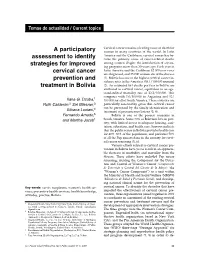 A Participatory Assessment to Identify Strategies for Improved Cervical