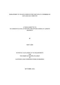 Development of Air Data Computation Function of a Combined Air Data and Aoa Computer