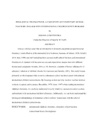 Ideological Transactions: a Case Study of Elementary School