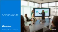 SAP on Azure