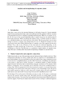 Analysis and Strengthening of Carpentry Joints 1. Introduction 2