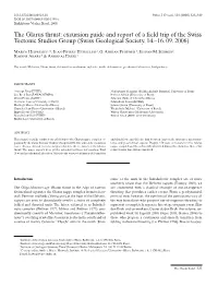 The Glarus Thrust: Excursion Guide and Report of a Field Trip of the Swiss Tectonic Studies Group (Swiss Geological Society, 14.–16