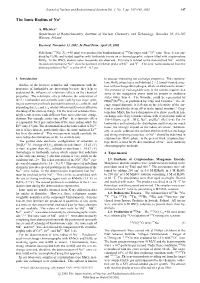 The Ionic Radius of No3+