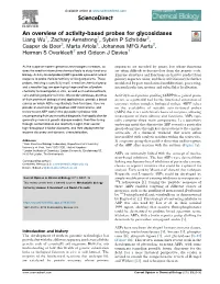 An Overview of Activity-Based Probes for Glycosidases