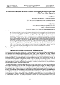 The Antitotalitarian Allegories of George Orwell and Ismail Kadare – a Comparative Analysis of the Forms of Their Expression