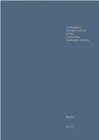 Independent Monitoring Board of the Global Polio Eradication Initiative Report
