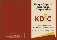 KDIC Annual Report 2015