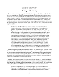 LEGACY of CHRISTIANITY.Pdf