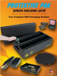 Meets ANSI/ESD S20.20 and Packaging Standard ANSI/ESD S541 Check Stock and Place Your Orders Online: Protektivepak.Com