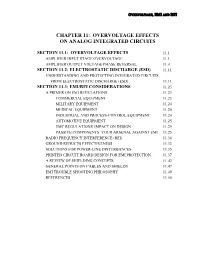Overvoltage Effects on Analog Integrated Circuits