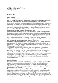 GUIDE – Reti & Wireless