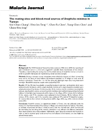 Malaria Journal Biomed Central