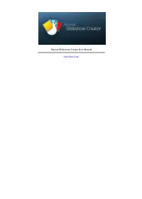 Movavi Slideshow Creator User Manual