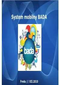 System Mobilny BADA