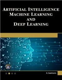 Artificial Intelligence Machine Learning and Deep Learning