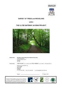 SURVEY of TREES and WOODLAND Within the CLYDE