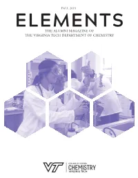 The Alumni Magazine of the Virginia Tech Department Of