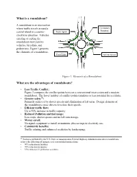 What Are the Advantages of Roundabouts?