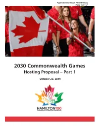2030 Commonwealth Games Hosting Proposal – Part 1