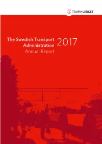 The Swedish Transport Administration Annual Report 2017 Performance Report Operating Areas