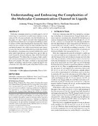 Understanding and Embracing the Complexities of the Molecular