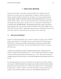 7. Analytical Methods