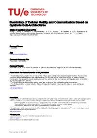 Biomimicry of Cellular Motility and Communication Based on Synthetic Soft‐Architectures