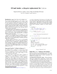Ocaml Inside: a Drop-In Replacement for Libtls