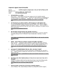 Copernic Agent Search Results