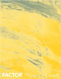 FACTOR Annual Report 2018