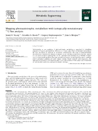 Mapping Photoautotrophic Metabolism with Isotopically Nonstationary 13C ﬂux Analysis
