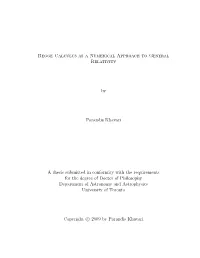 Regge Calculus As a Numerical Approach to General Relativity By