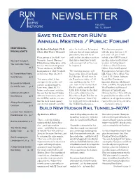 RUN Newsletter Fall 2015V5.Indd