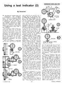 Using a Test Indicator (2)