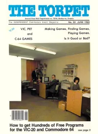 How to Get Hundreds of Free Programs for the VIC·20 And