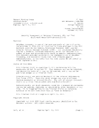 Network Working Group F. Gont Internet-Draft SI6 Networks / UTN-FRH Intended Status: Informational R