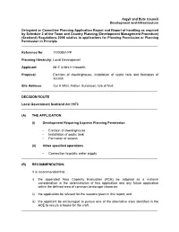 Argyll and Bute Council Development and Infrastructure Delegated Or
