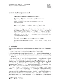 Johnson Graphs Are Panconnected