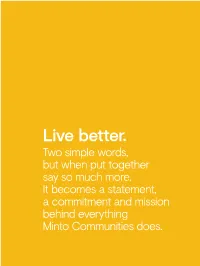 Live Better. Two Simple Words, but When Put Together Say So Much More