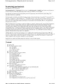 Scattering Parameters - Wikipedia, the Free Encyclopedia Page 1 of 13