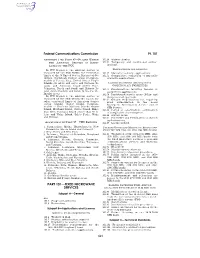 621 Part 101—Fixed Microwave Services