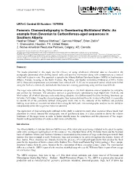 Forensic Chemostratigraphy in Geosteering Multilateral Wells: an Example from Devonian to Carboniferous-Aged Sequences in Southe