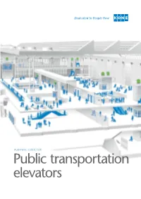 PLANNING GUIDE for Public Transportation Elevators Table of Contents