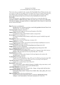 Annotated List of Birds of the Eurobodalla Shire and Adjacent Waters