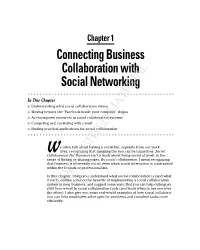 Connecting Business Collaboration with Social Networking