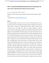 Dddy Is a Bacterial Dimethylsulfoniopropionate Lyase Representing a New Cupin Enzyme Superfamily with Unknown Primary Function