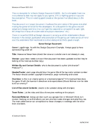 This Is a Template for a Game Design Document (GDD)